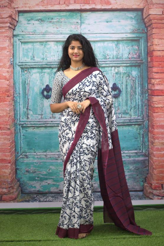 Cotton MulMul Printed Sarees