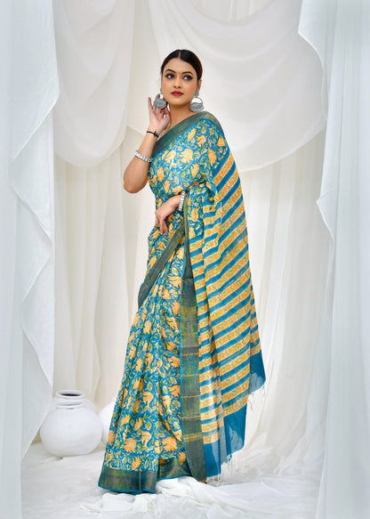 Premium Cotton Maheshwari Saree