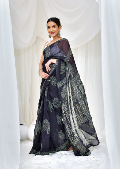 Premium Organza Saree