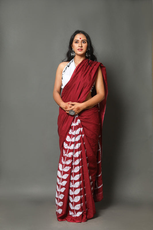 Cotton MulMul Printed Sarees