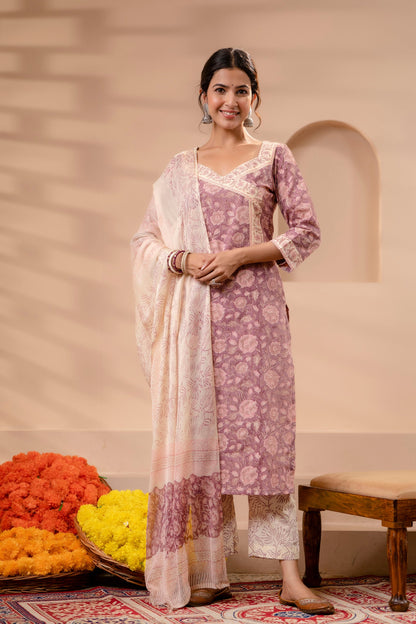 Janavika Chiffon Dupatta Dress