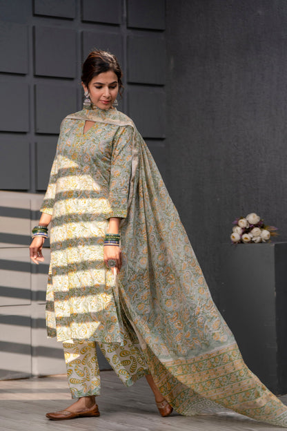 Sonaya Chanderi Dupatta Dress