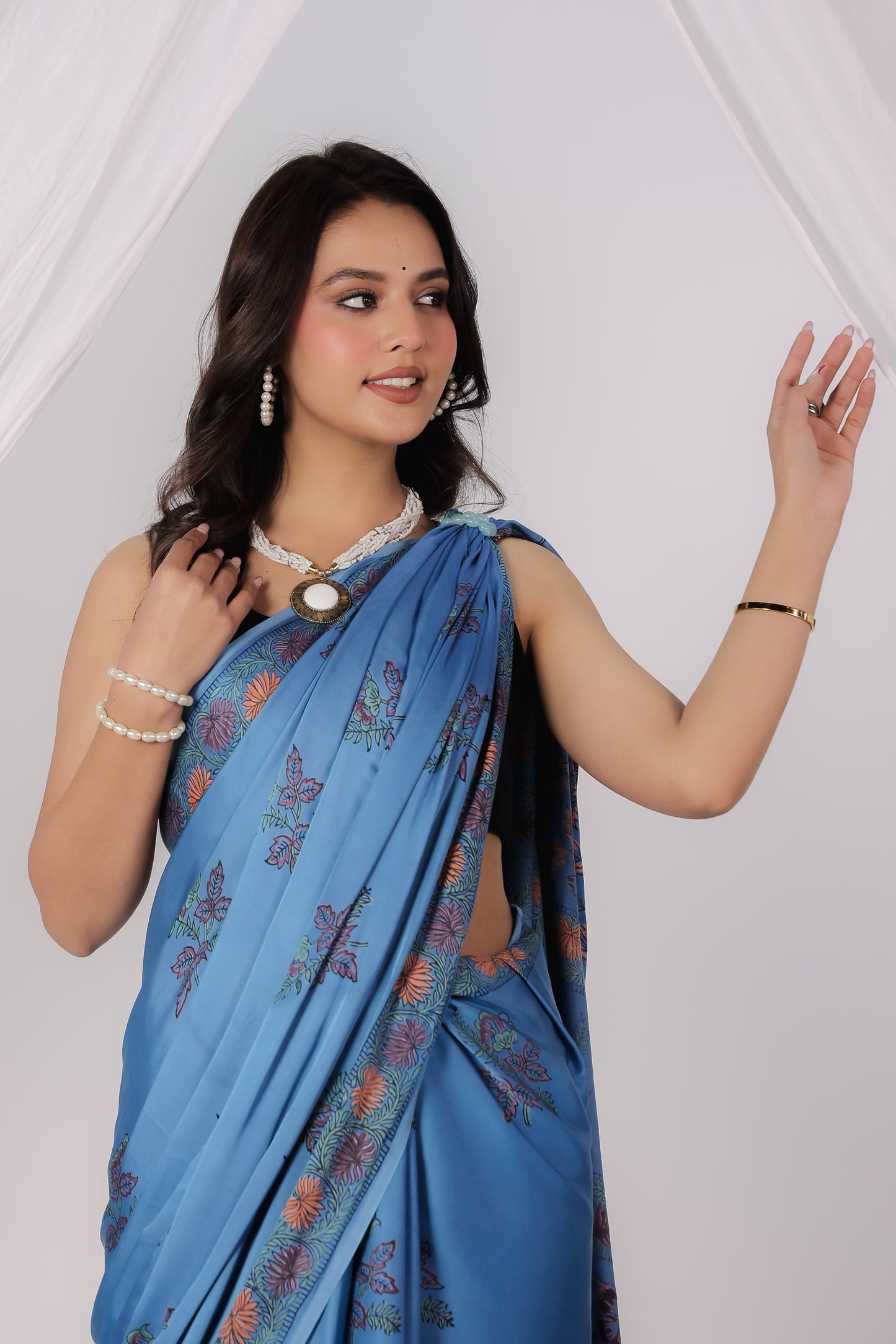 Modal Satin Saree