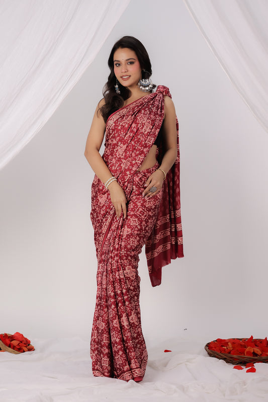 Modal Satin Saree