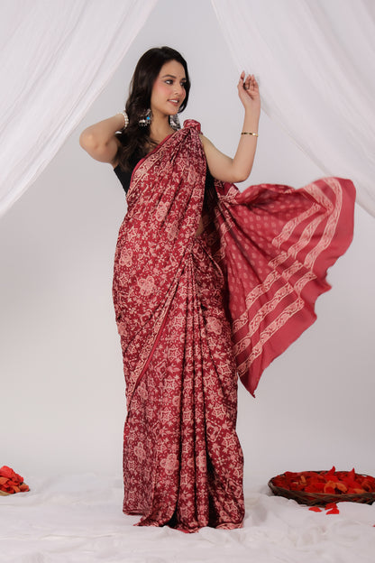 Modal Satin Saree