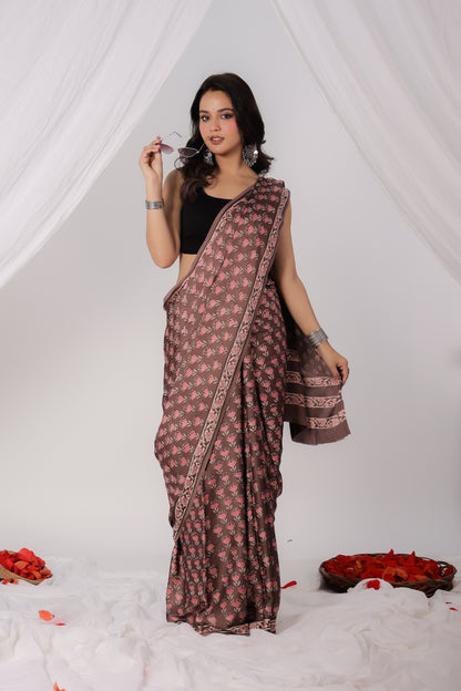 Modal Satin Saree