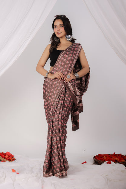 Modal Satin Saree