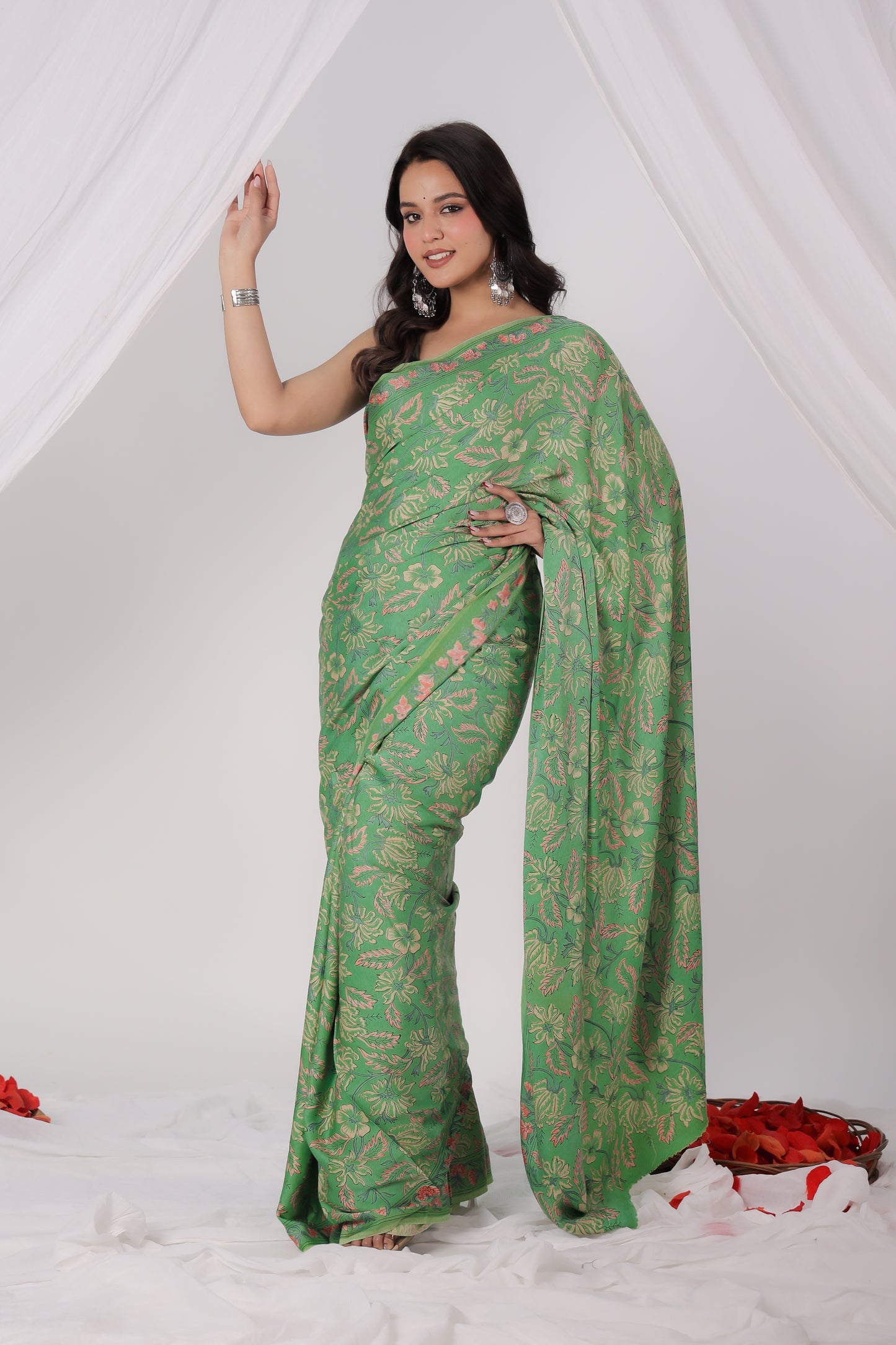 Modal Satin Saree