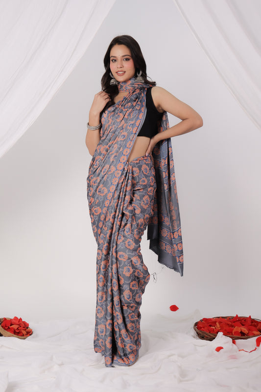 Modal Satin Saree