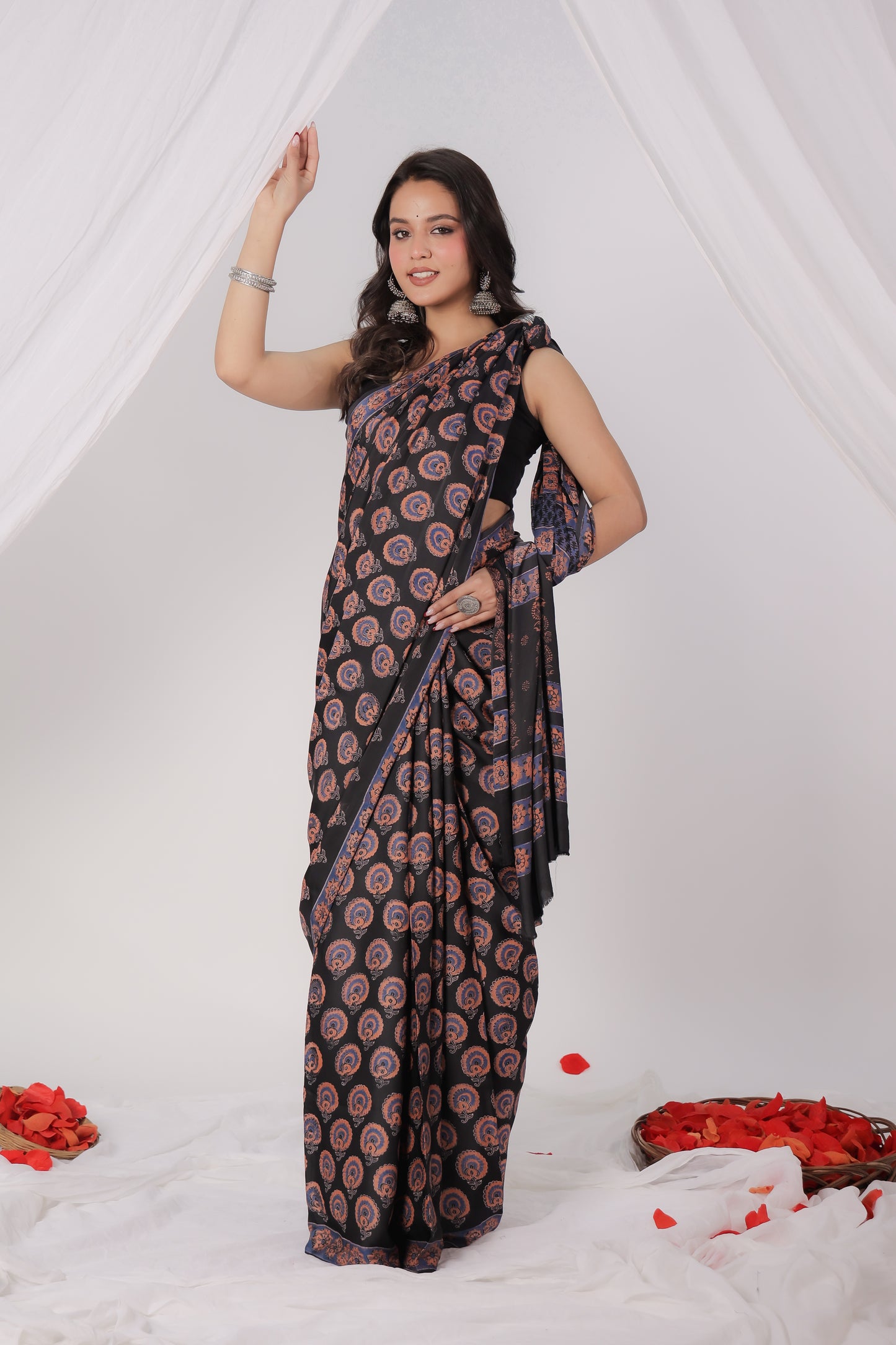 Modal Satin Saree