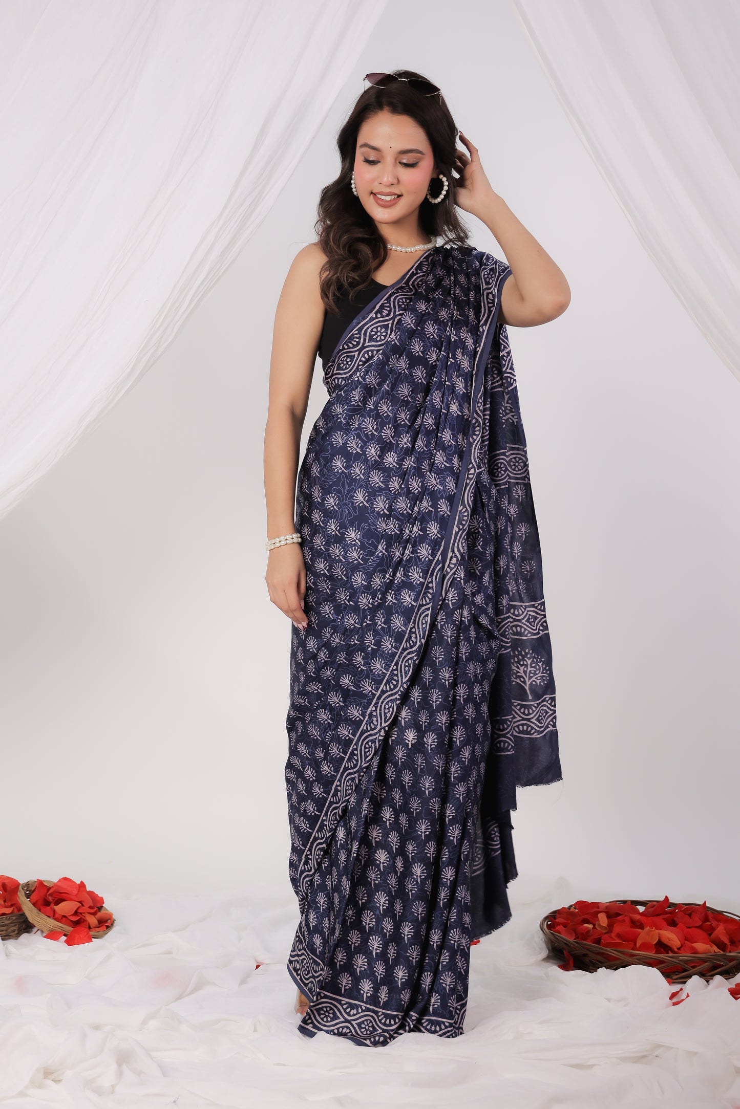 Modal Satin Saree