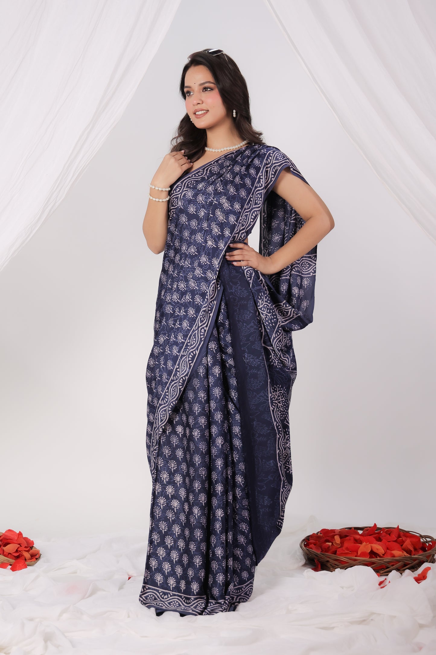 Modal Satin Saree