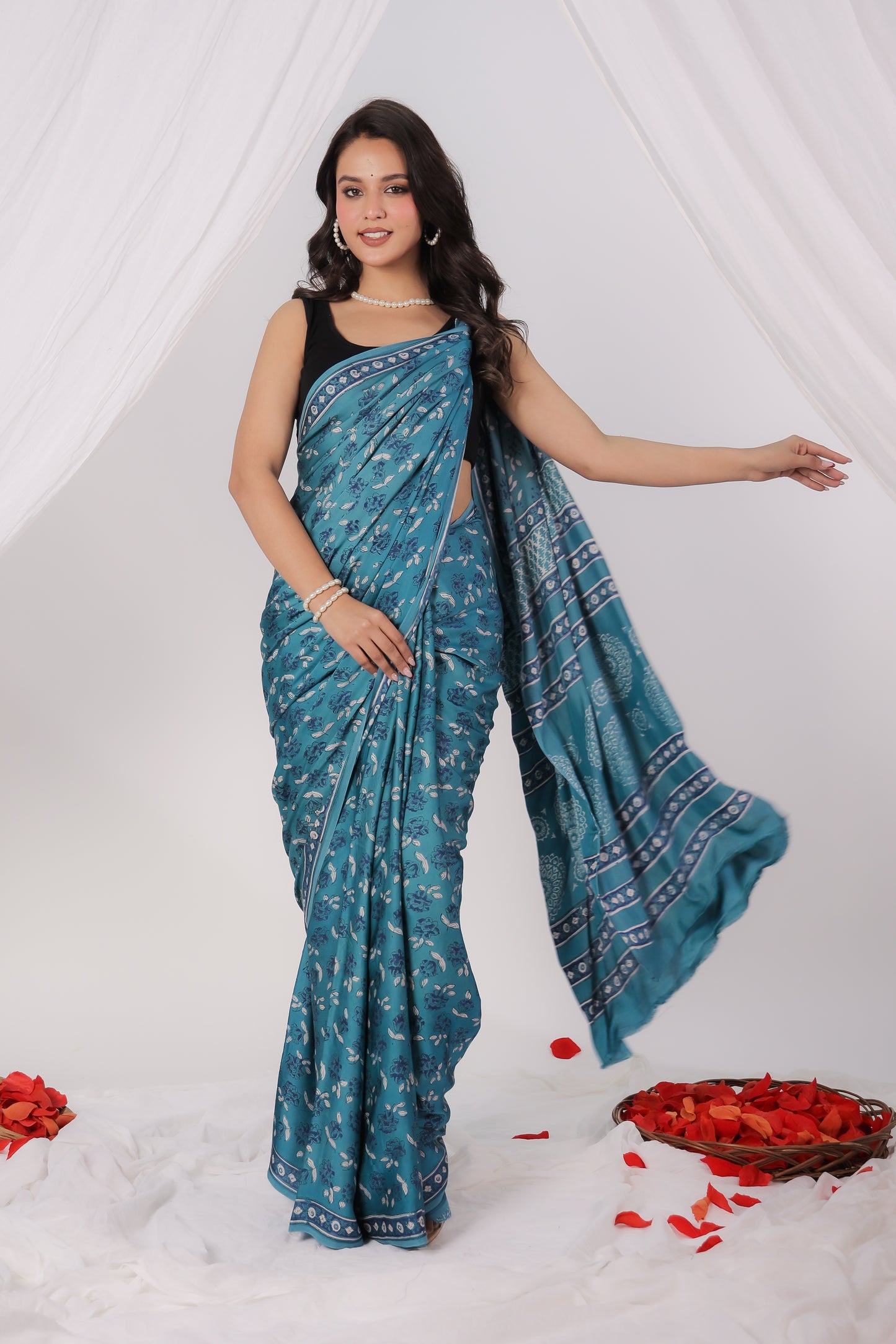 Modal Satin Saree