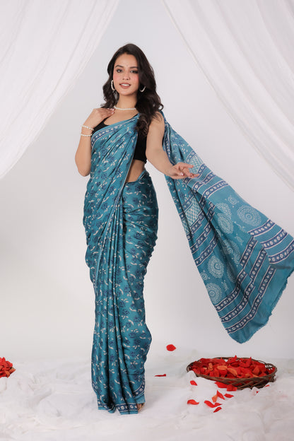 Modal Satin Saree