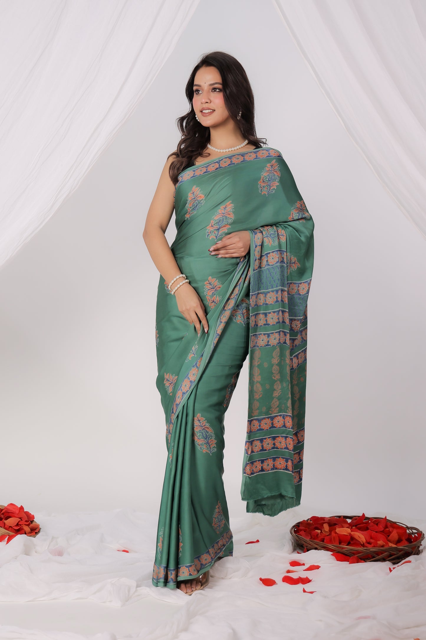 Modal Satin Saree