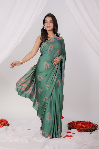 Modal Satin Saree