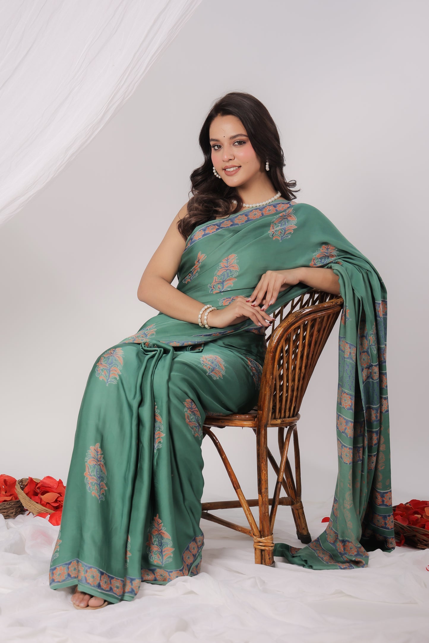 Modal Satin Saree