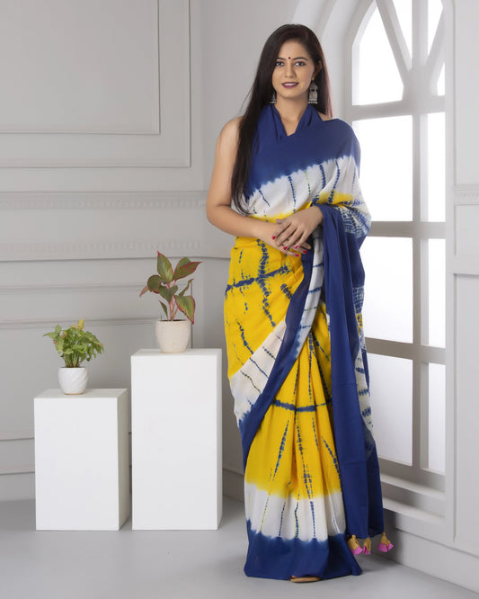 Cotton MulMul Printed Sarees