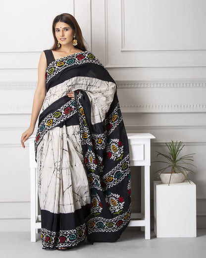 Cotton MulMul Printed Sarees