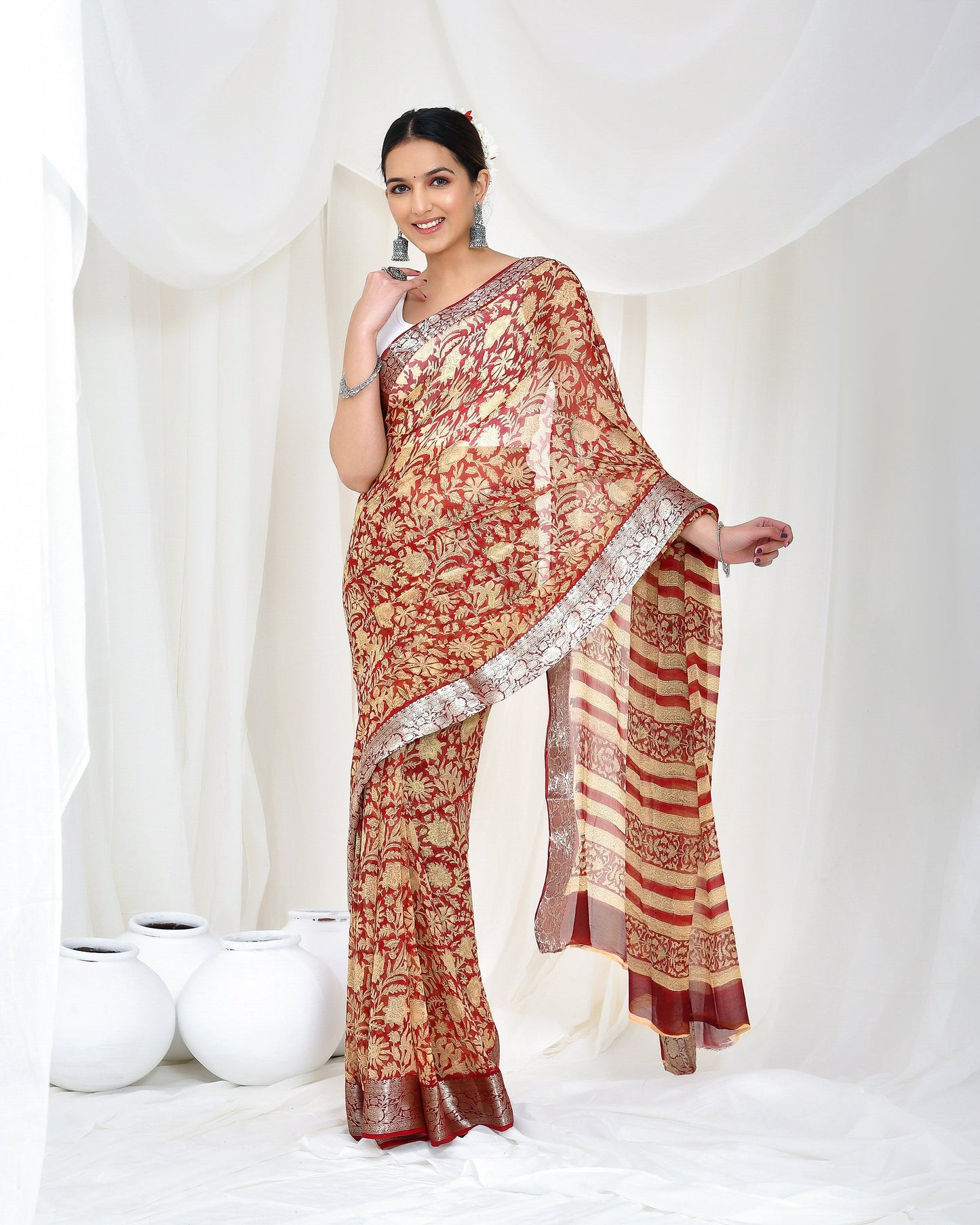 Premium Chiffon Saree