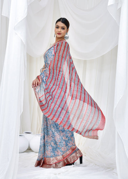 Premium Chiffon Saree