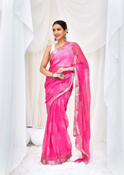 Premium Chiffon Saree