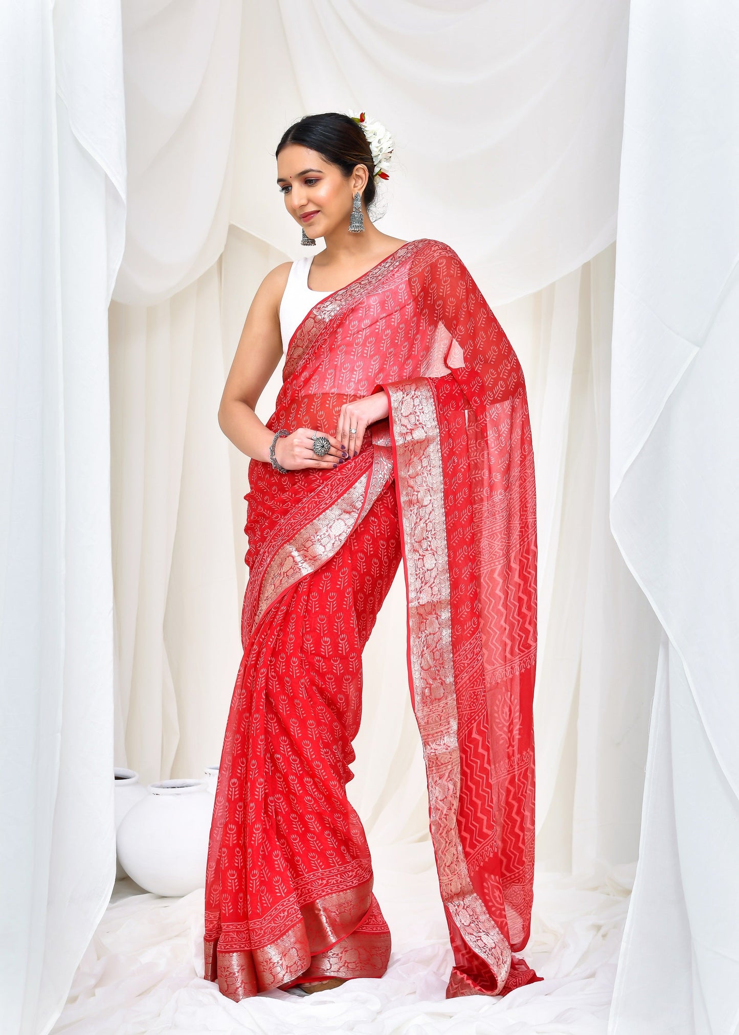 Premium Chiffon Saree