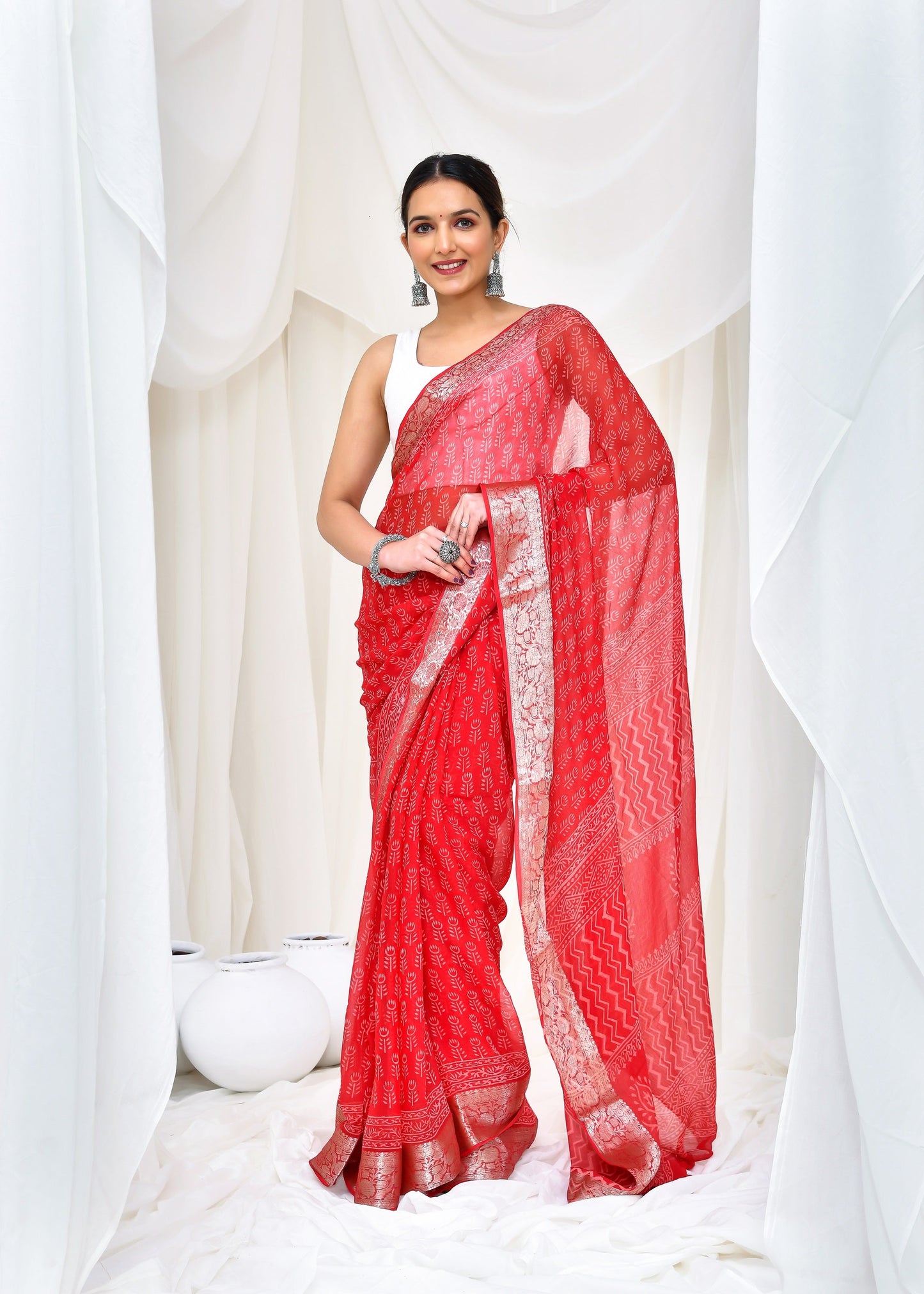 Premium Chiffon Saree