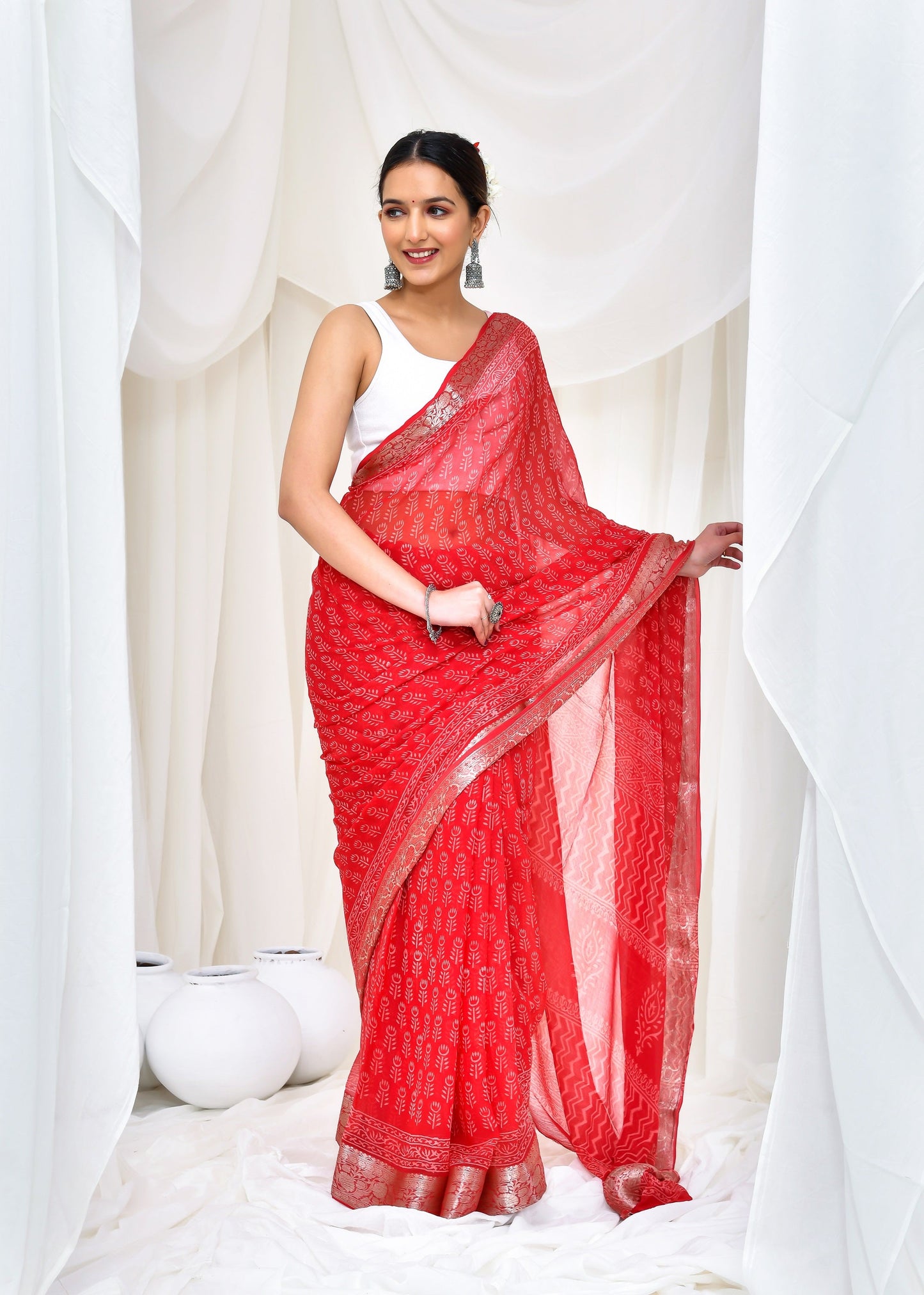 Premium Chiffon Saree