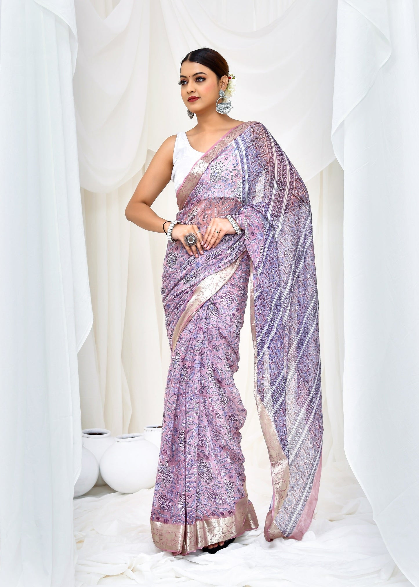 Premium Chiffon Saree