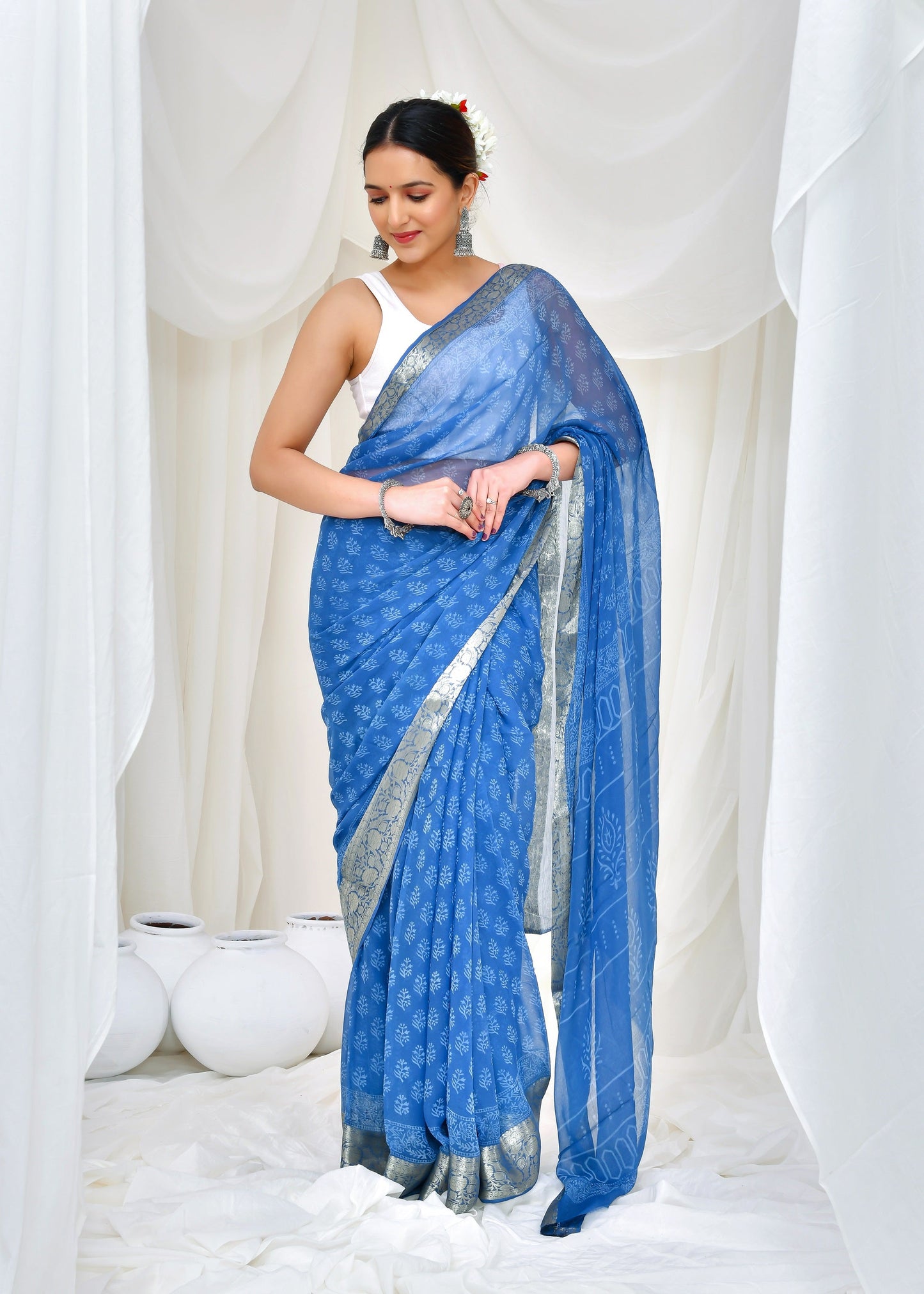 Premium Chiffon Saree