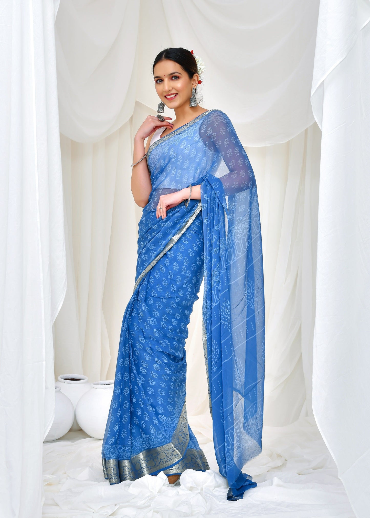 Premium Chiffon Saree