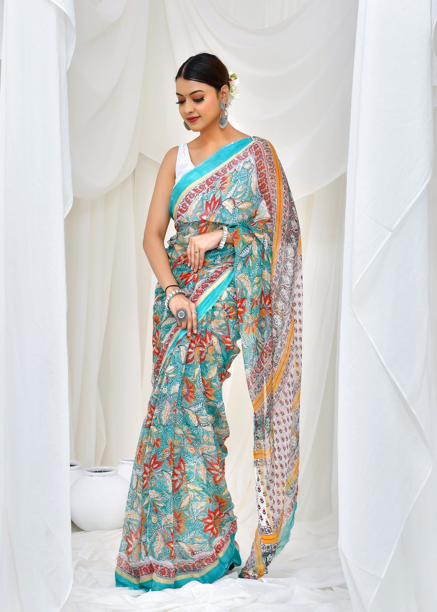 Premium Chiffon Saree