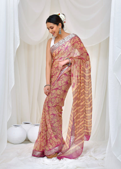 Premium Chiffon Saree