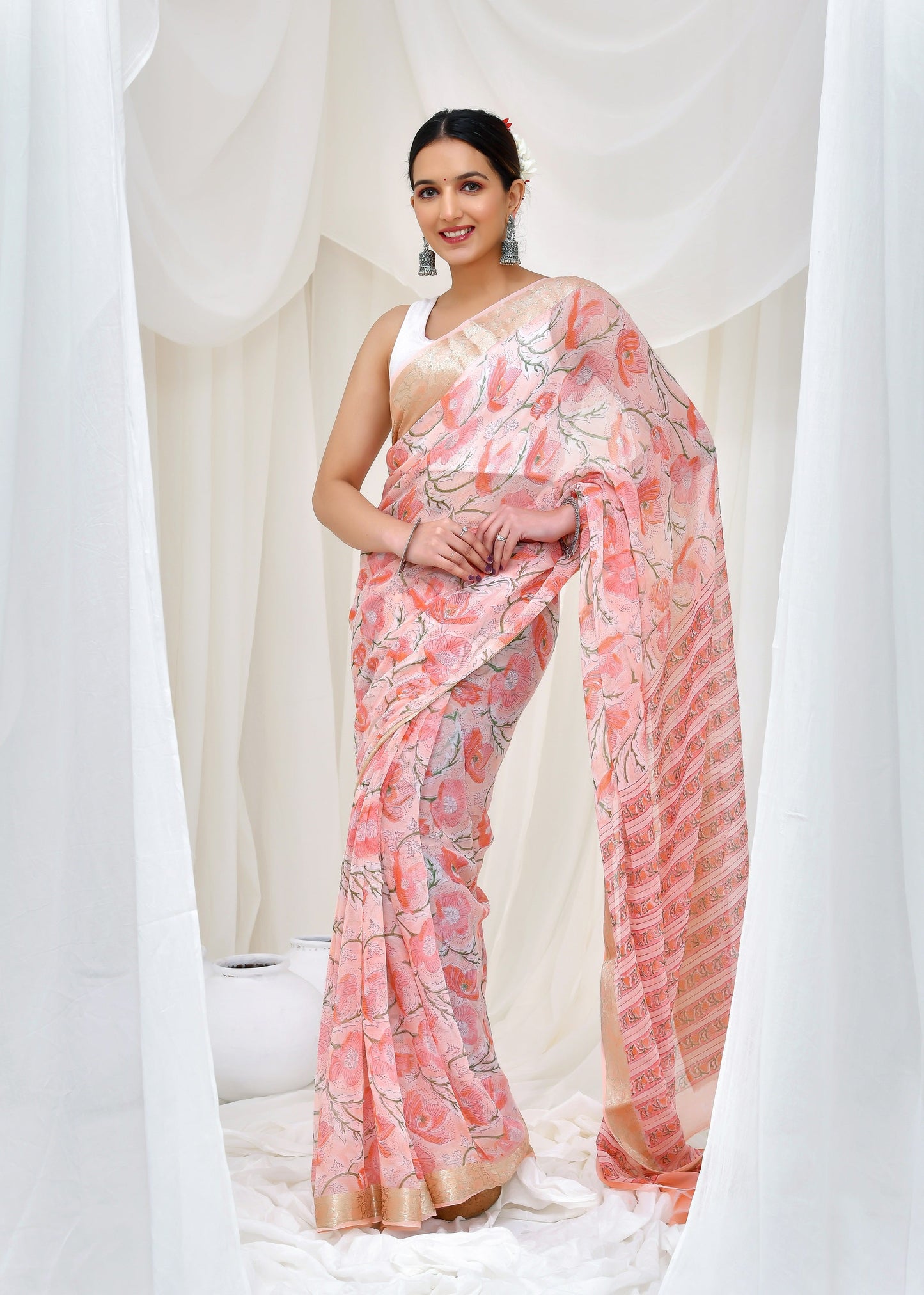 Premium Chiffon Saree