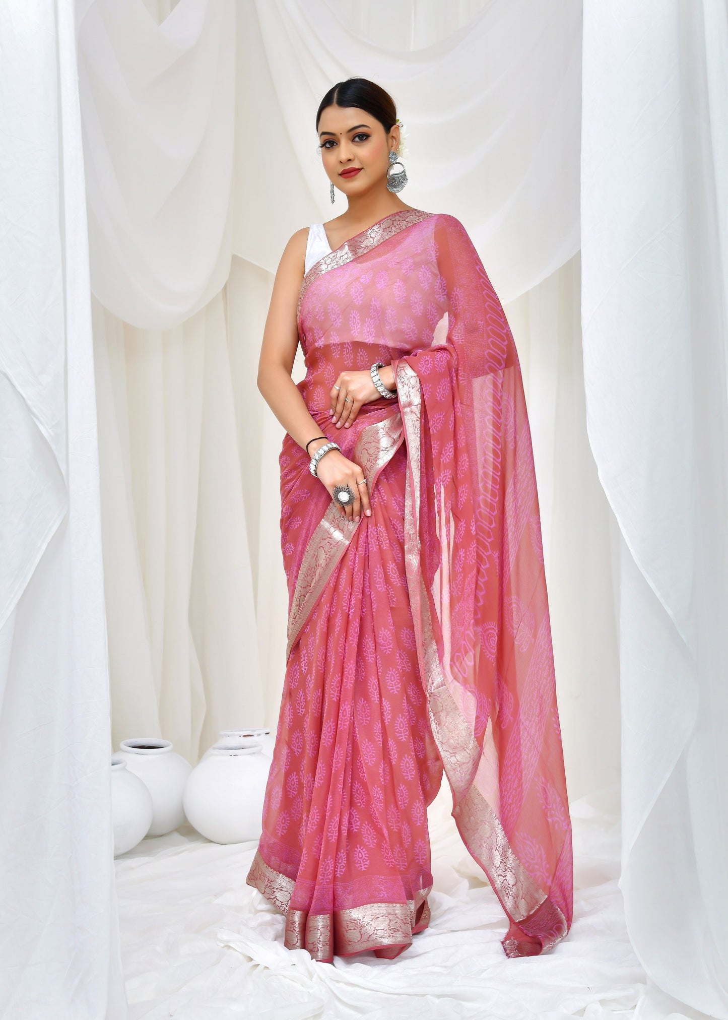 Premium Chiffon Saree