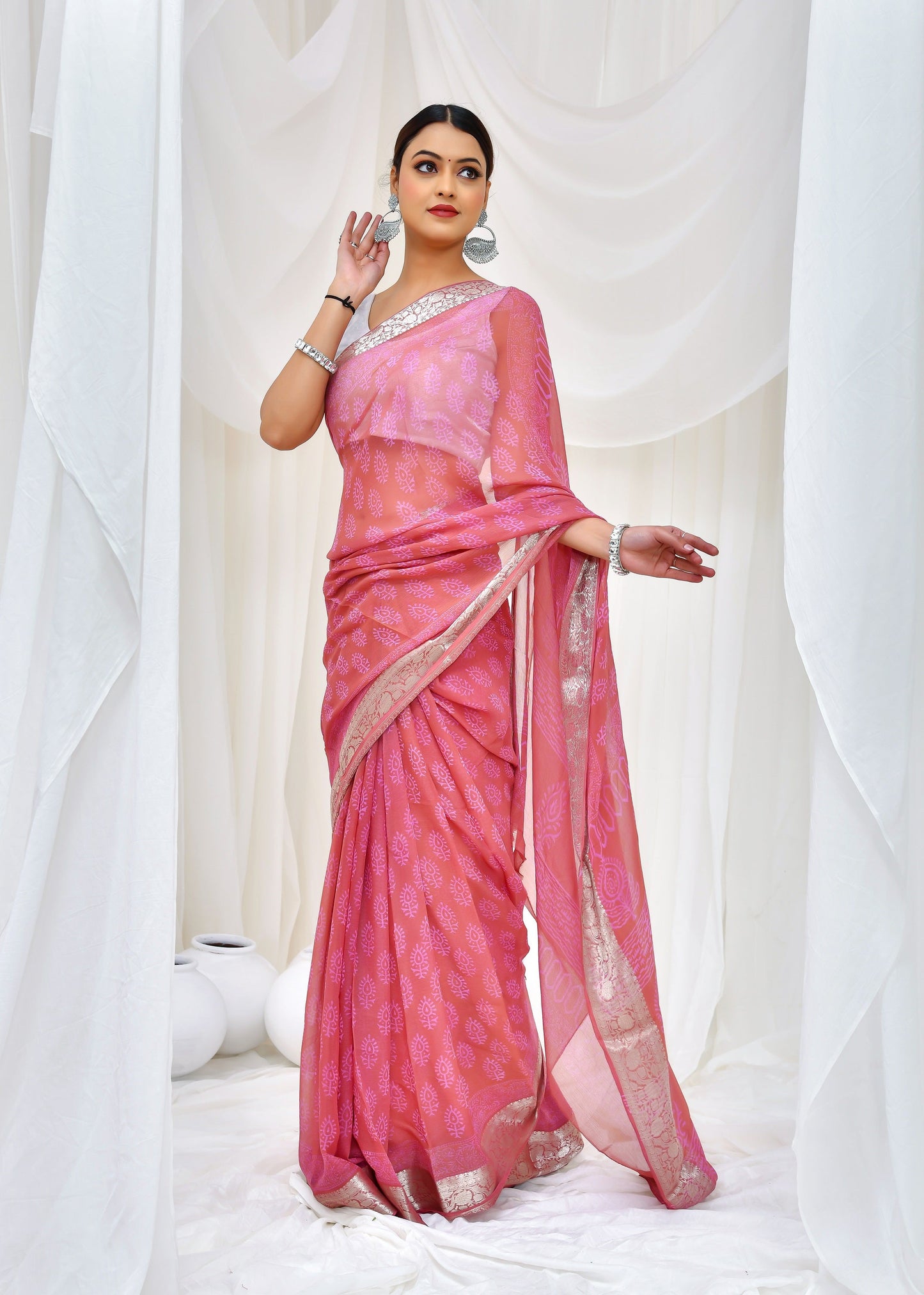 Premium Chiffon Saree